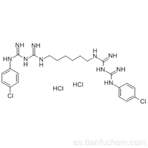 Clorhidrato de clorhexidina CAS 3697-42-5